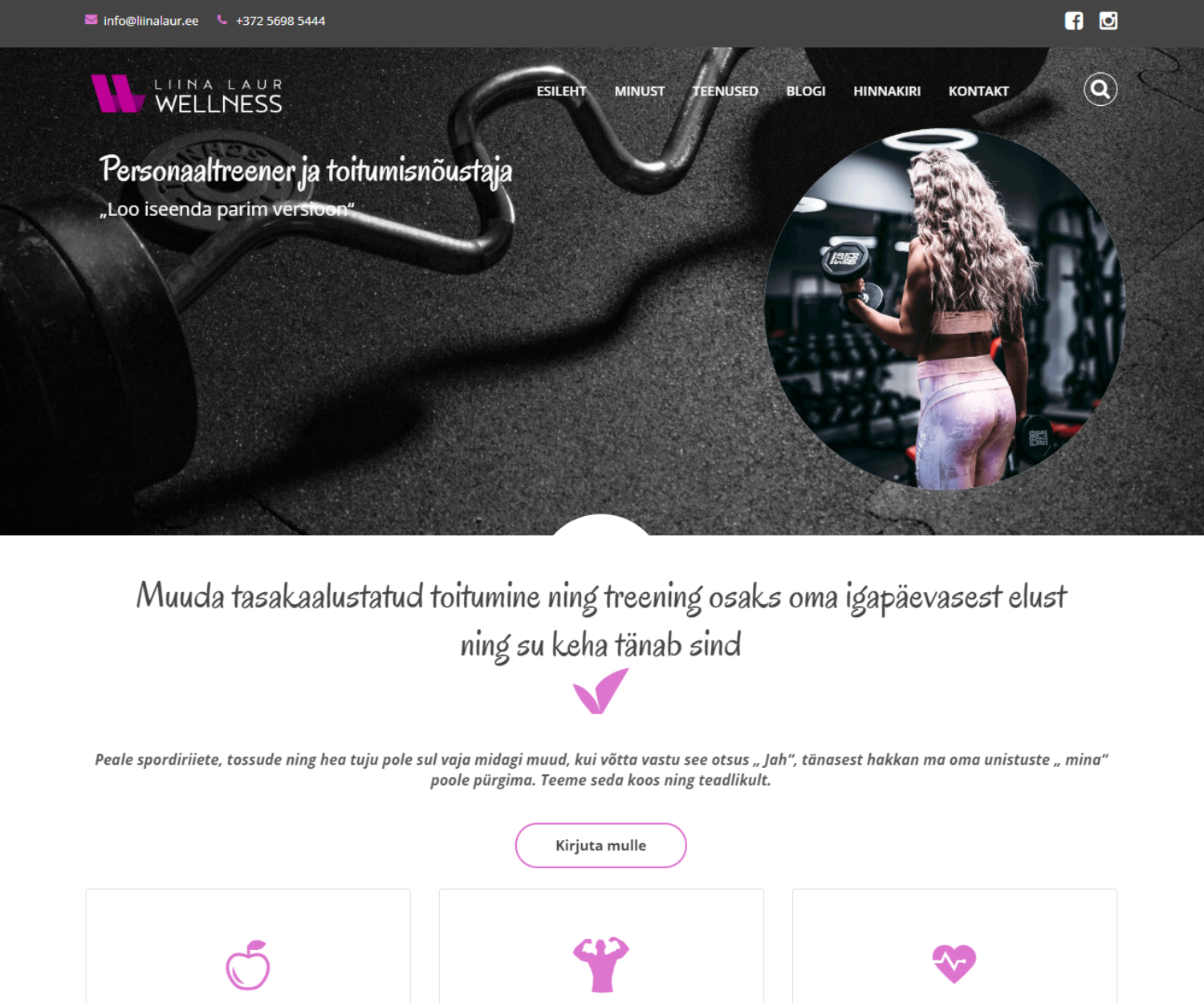 Liina Laur avaleht LL Wellness