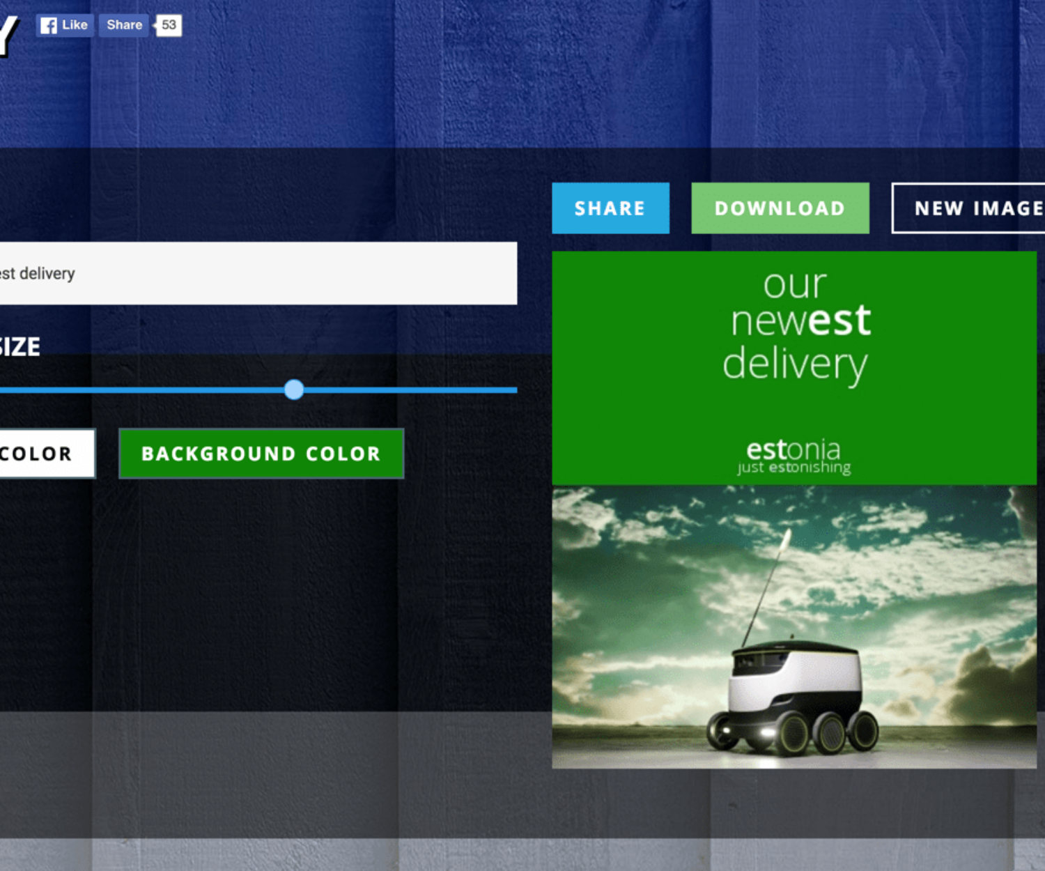 estonify.com tööriist avaleht